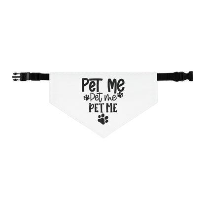Cute 'Pet Me' Dog Bandana – Because Your Pup Deserves All the Love