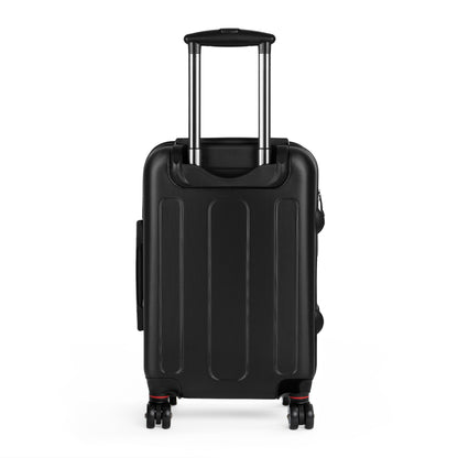 Trendy Abstract Black and White Suitcase – Stylish Travel Luggage for Modern Explorers