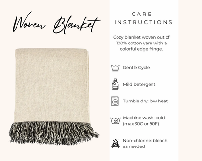 Personalized Grandma Blanket – Floral Woven Blanket, Custom Grammy Blanket Est. Year, New Grandma Gift, Mother’s Day Gift, Christmas Gift for Grandma